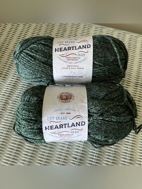 2 NWT Skeins Lion Brand Heartland Yarn - Kings Canyon